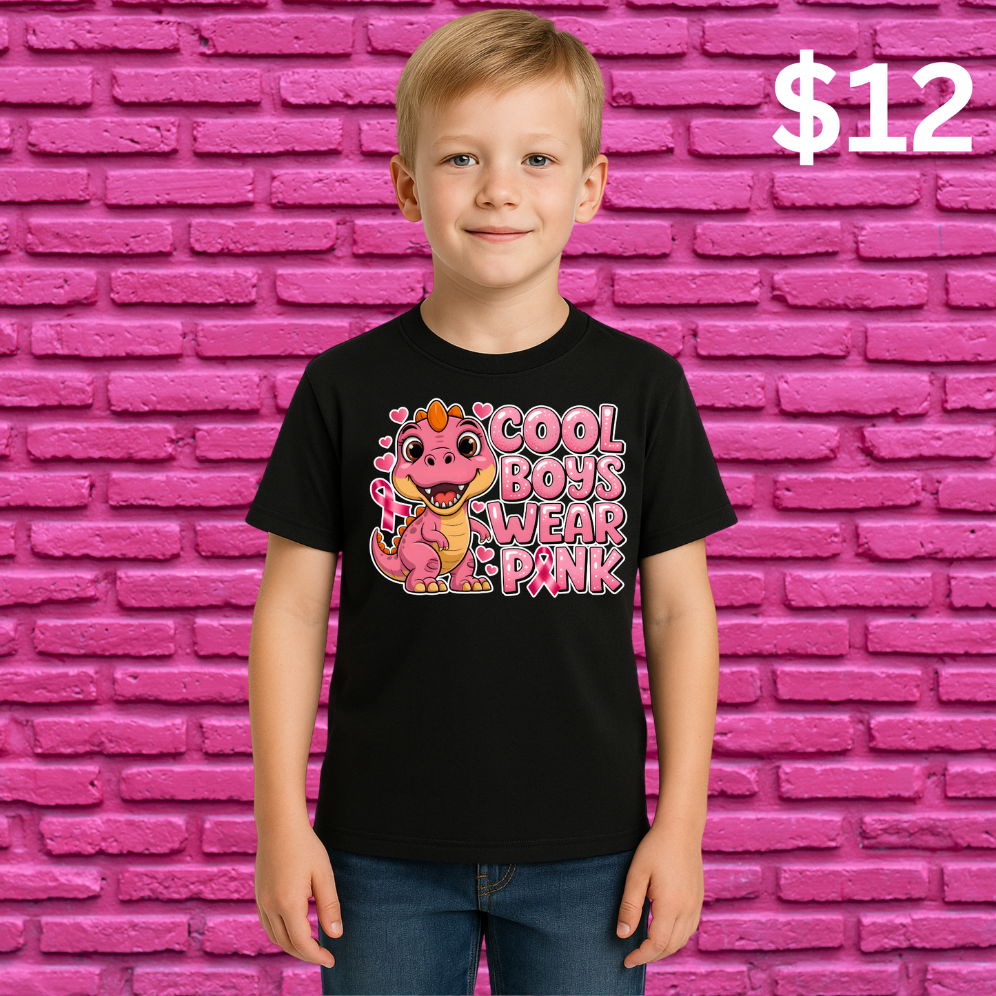 CANCER AWARENESS-PINK OUT-KIDS