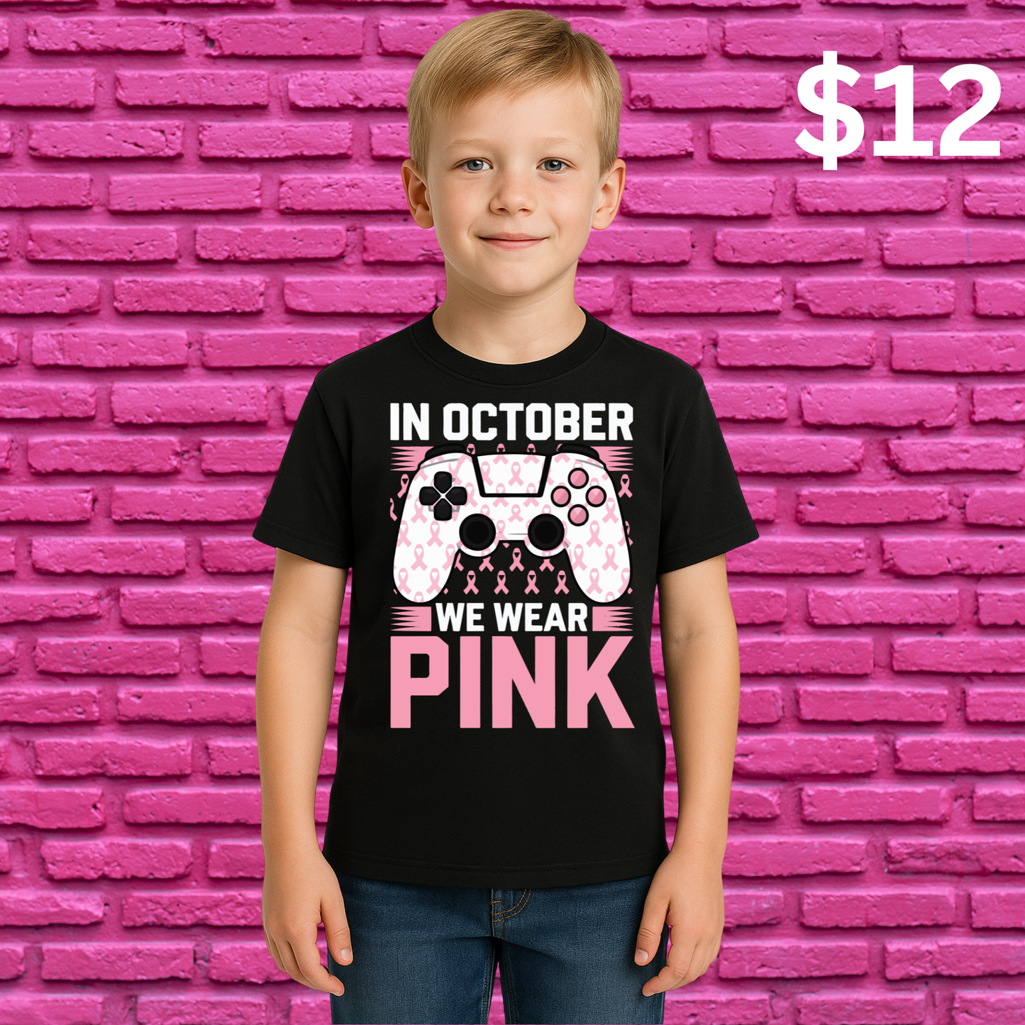 CANCER AWARENESS-PINK OUT-KIDS