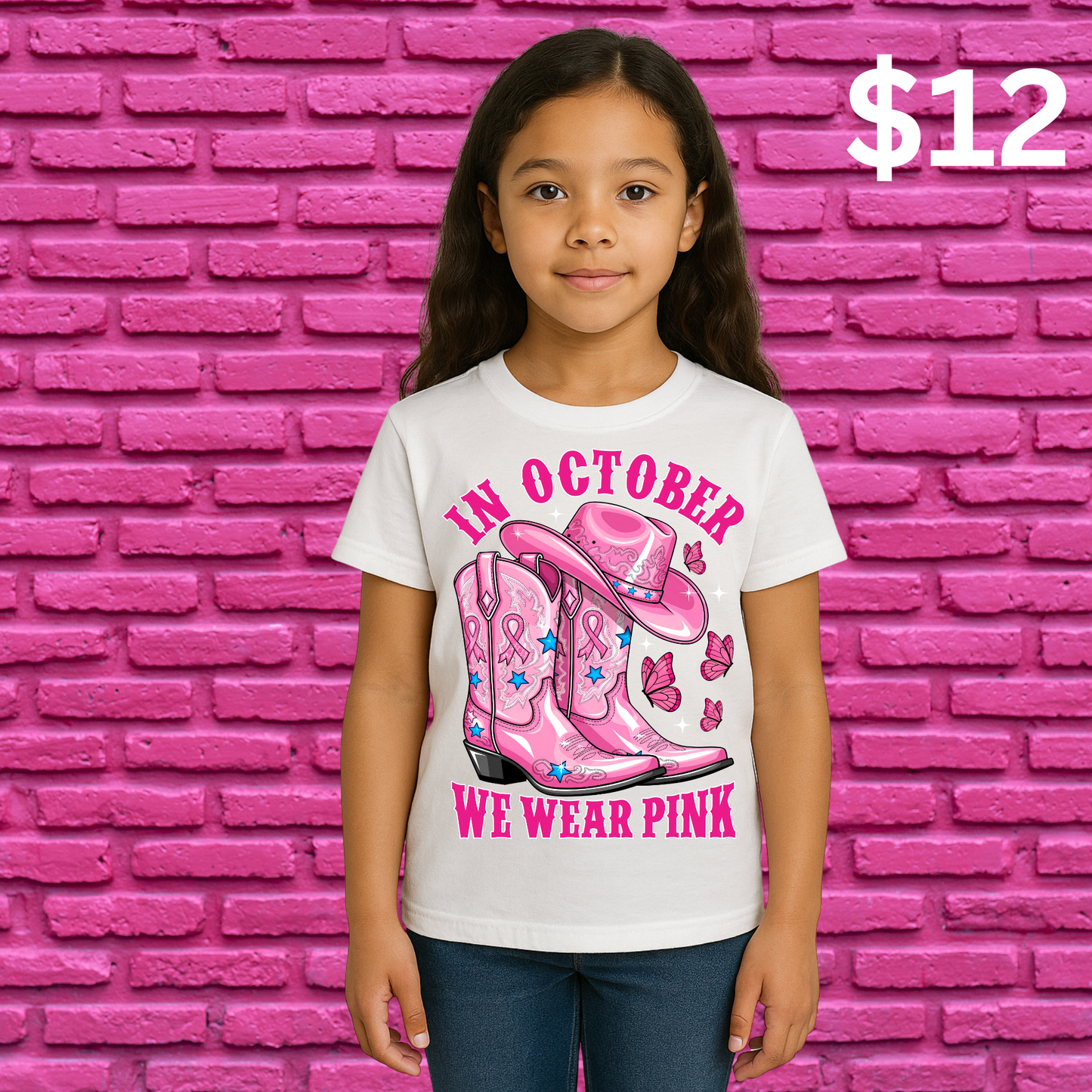 CANCER AWARENESS-PINK OUT-KIDS