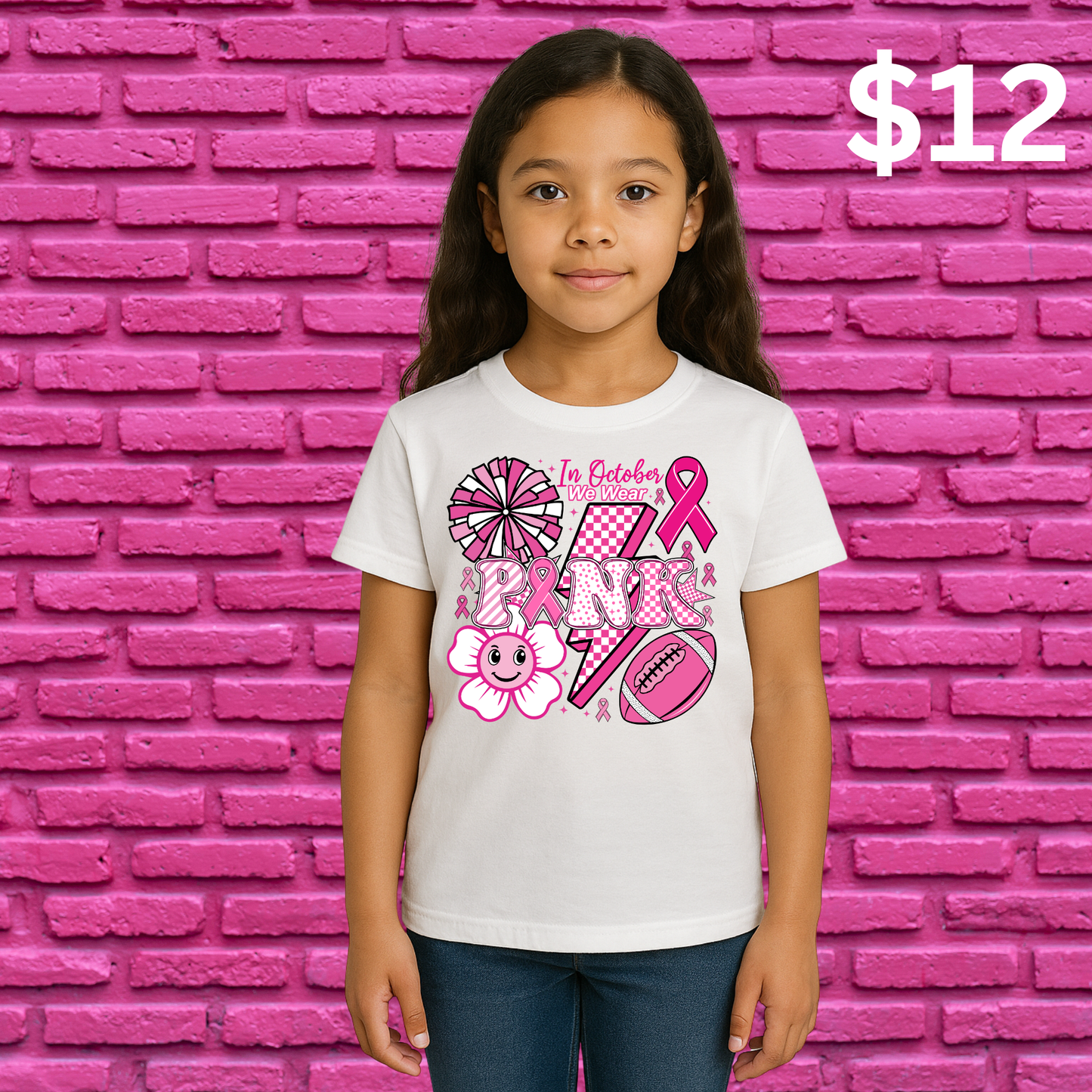 CANCER AWARENESS-PINK OUT-KIDS