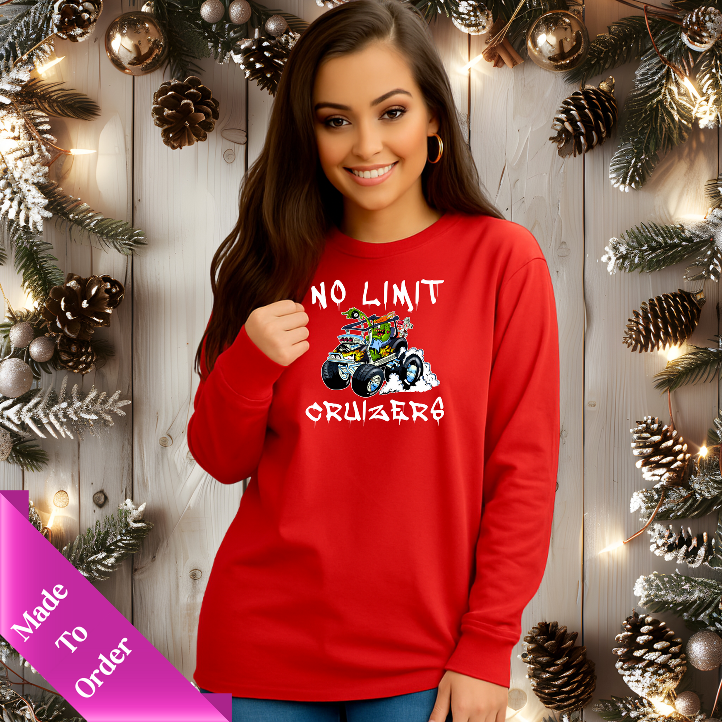 NO LIMIT CRUIZERS LONG SLEEVE SHIRT-ADULT UNISEX