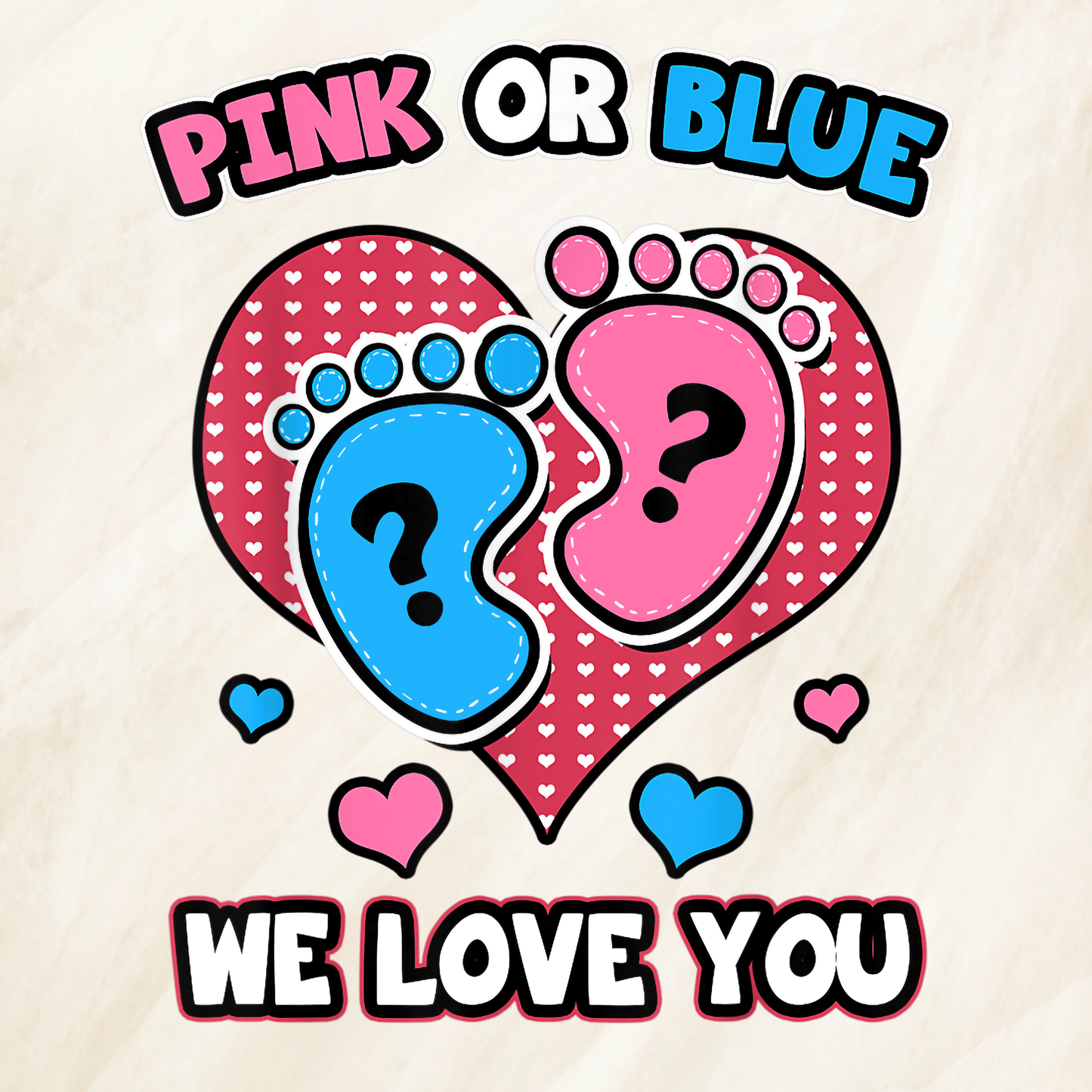 PINK OR BLUE-BABY/GENDER REVEAL- PNG BUNDLE