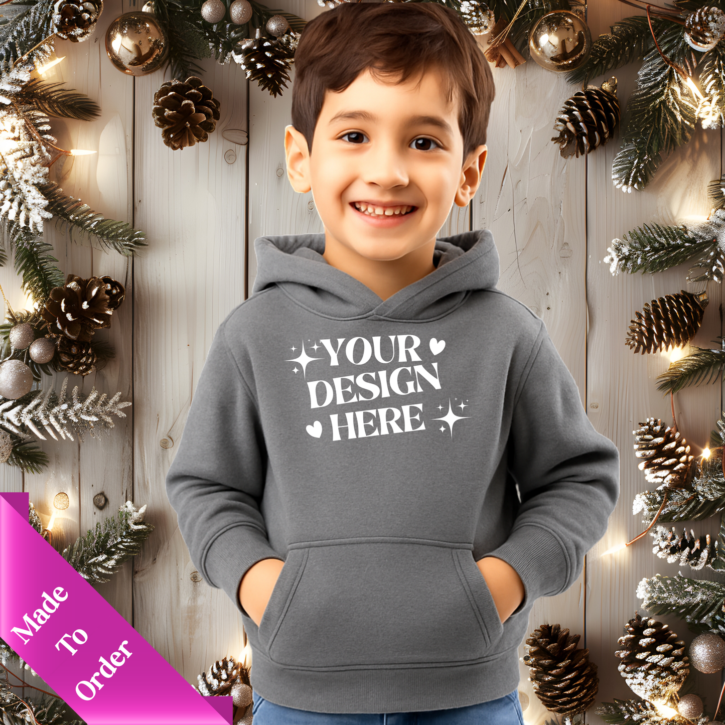 CUSTOM CHILDREN APPAREL-LONG SLEEVE SHIRTS-SWEATSHIRTS & HOODIES