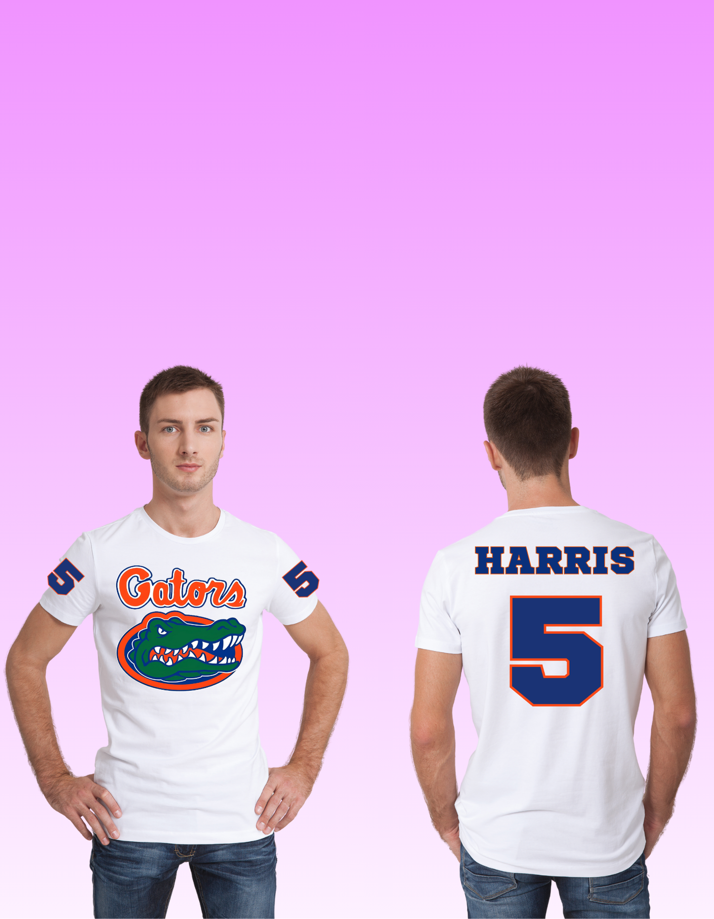 CUSTOM JERSEY STYLE FOOTBALL SHORT SLEEVE T-SHIRT-ADULT