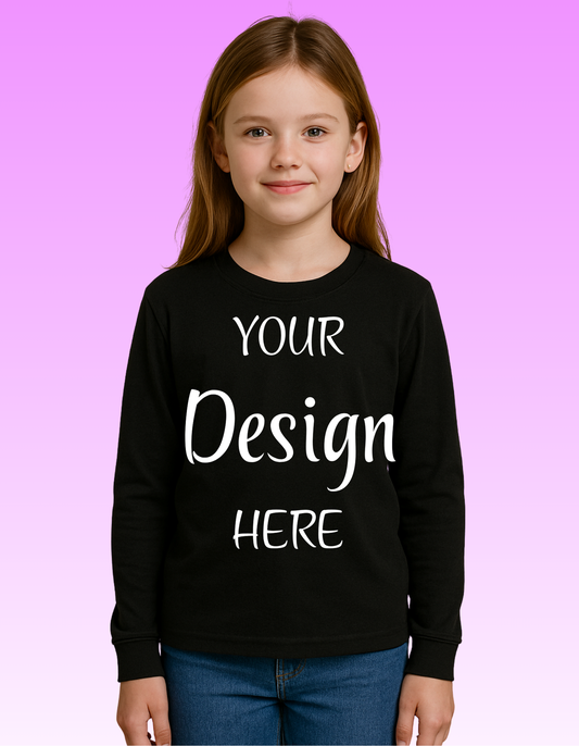 CUSTOM LONG SLEEVE SHIRT-YOUTH