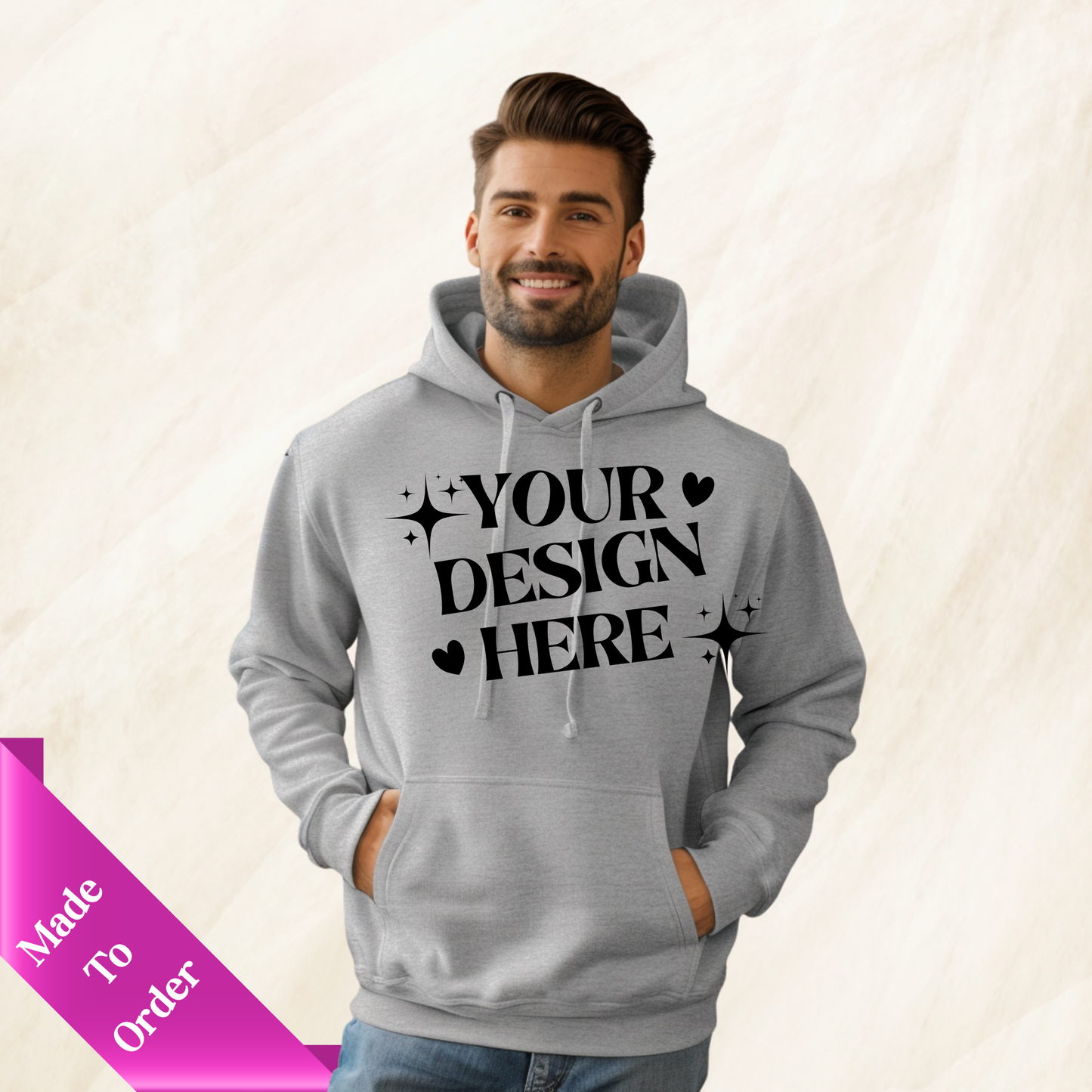 CUSTOM HOODIE-ADULT UNISEX