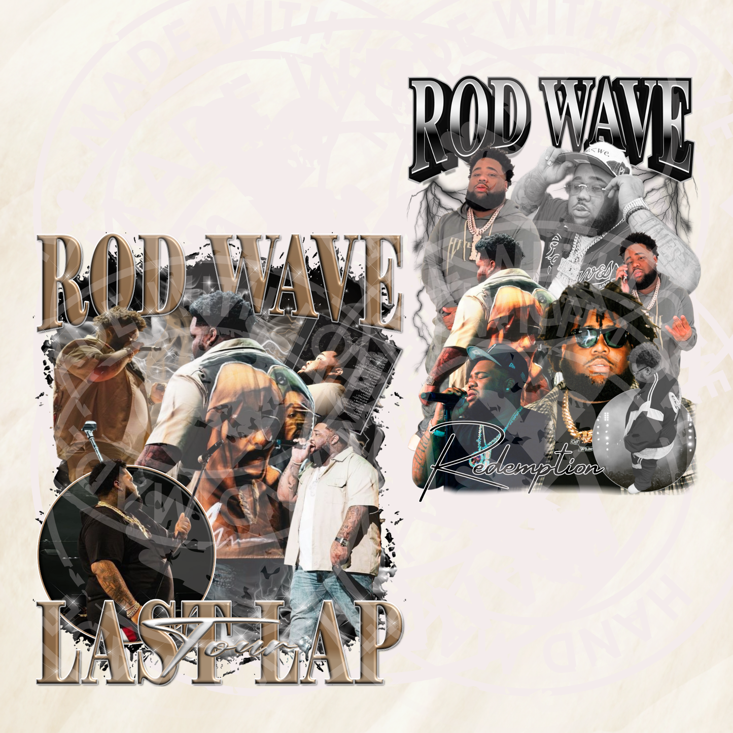 ROD WAVE - 2 PNG IMAGES