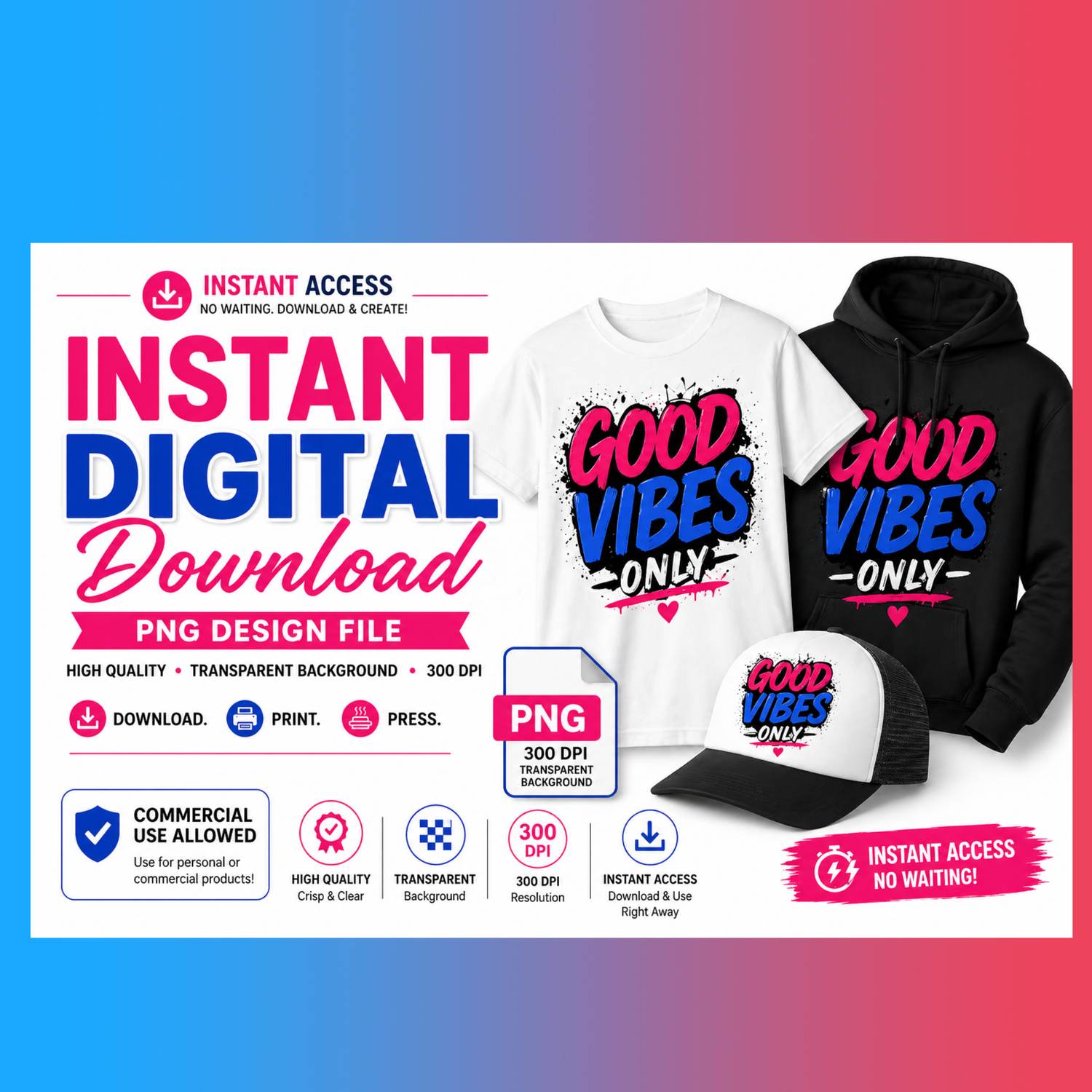 Instant Digital Downloads