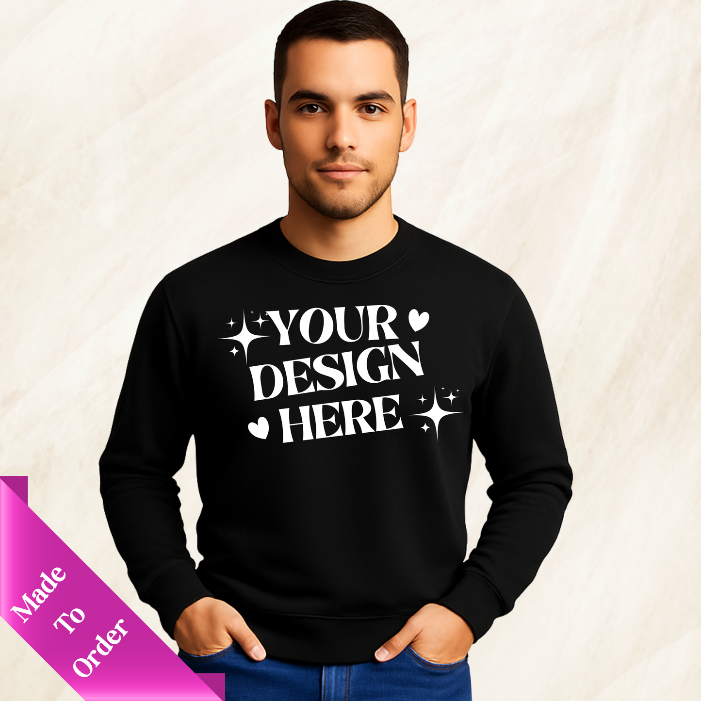 CUSTOM SWEATSHIRT-ADULT UNISEX