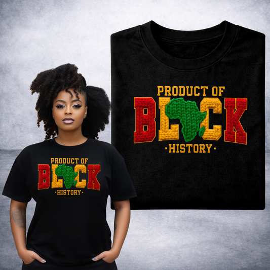 PRODUCT OF BLACK HISTORY-AFRICAN 3D EFFECT
