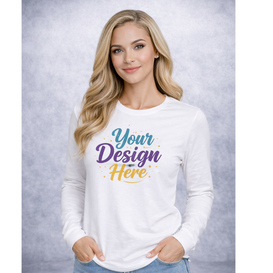 CUSTOM LONG SLEEVE SHIRT-ADULT UNISEX