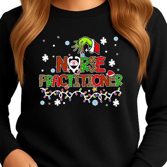 CHRISTMAS HEALTHCARE SPECIALTIES-LONG SLEEVE SHIRT-ADULT UNISEX