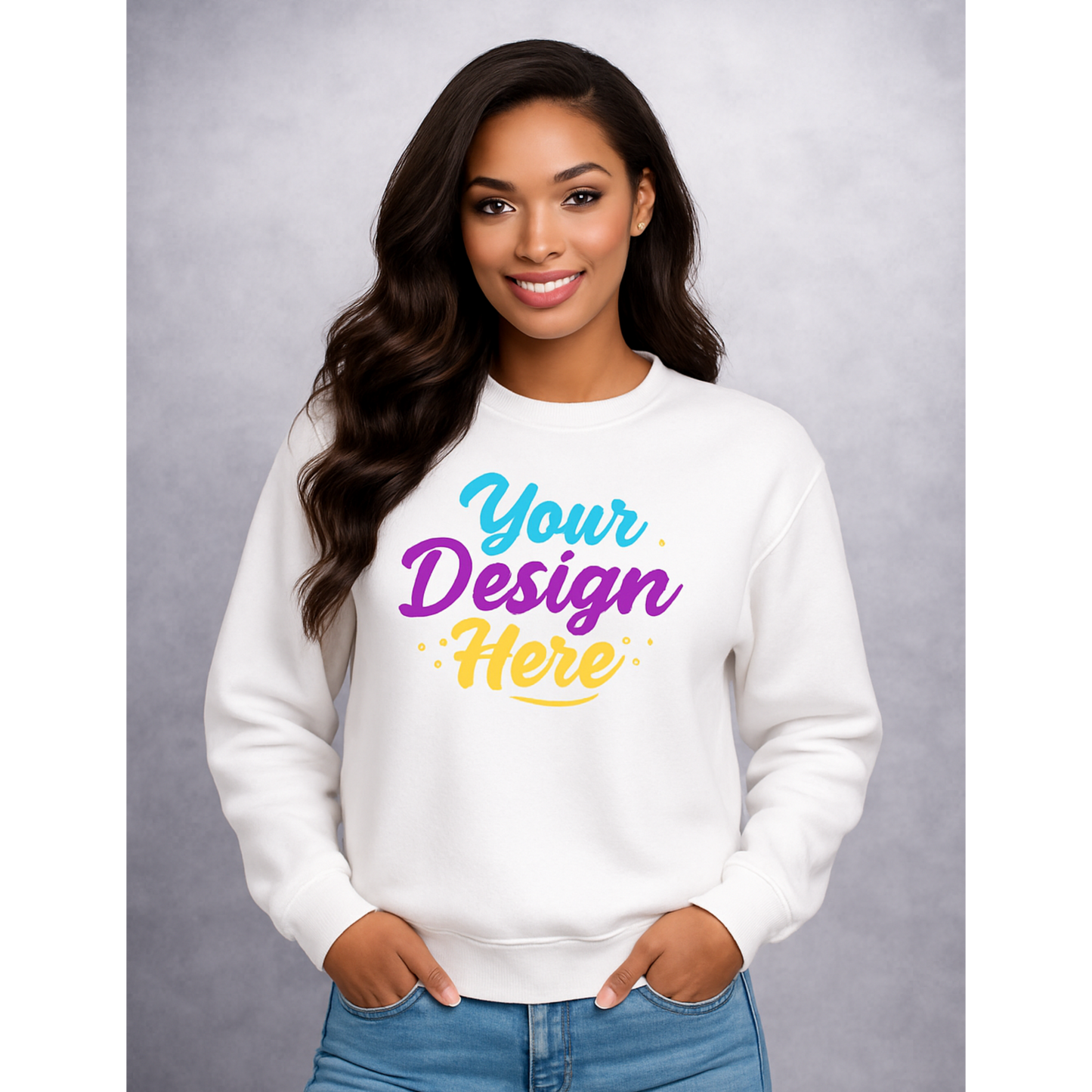 CUSTOM SWEATSHIRT-ADULT UNISEX