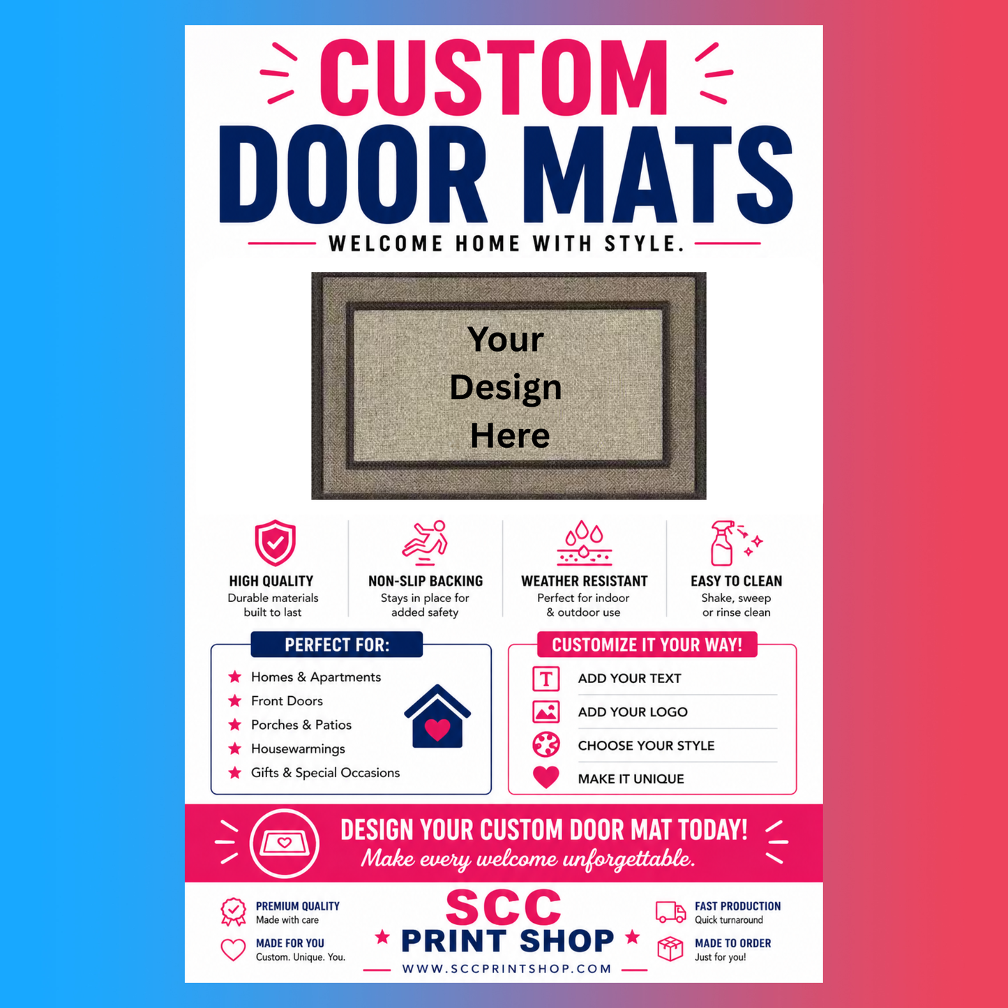 Custom Stylewell Door Mat