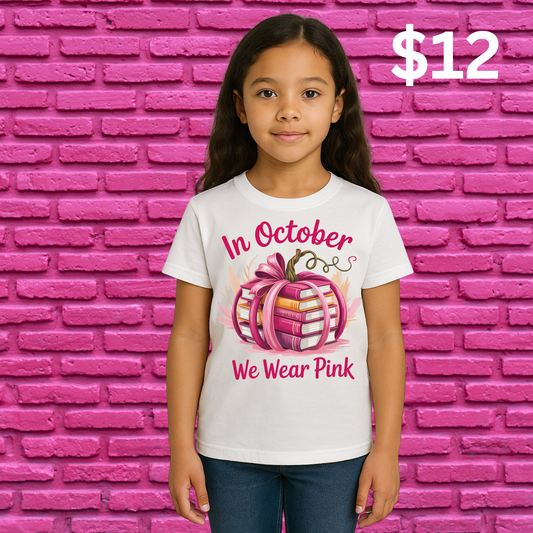 CANCER AWARENESS-PINK OUT-KIDS