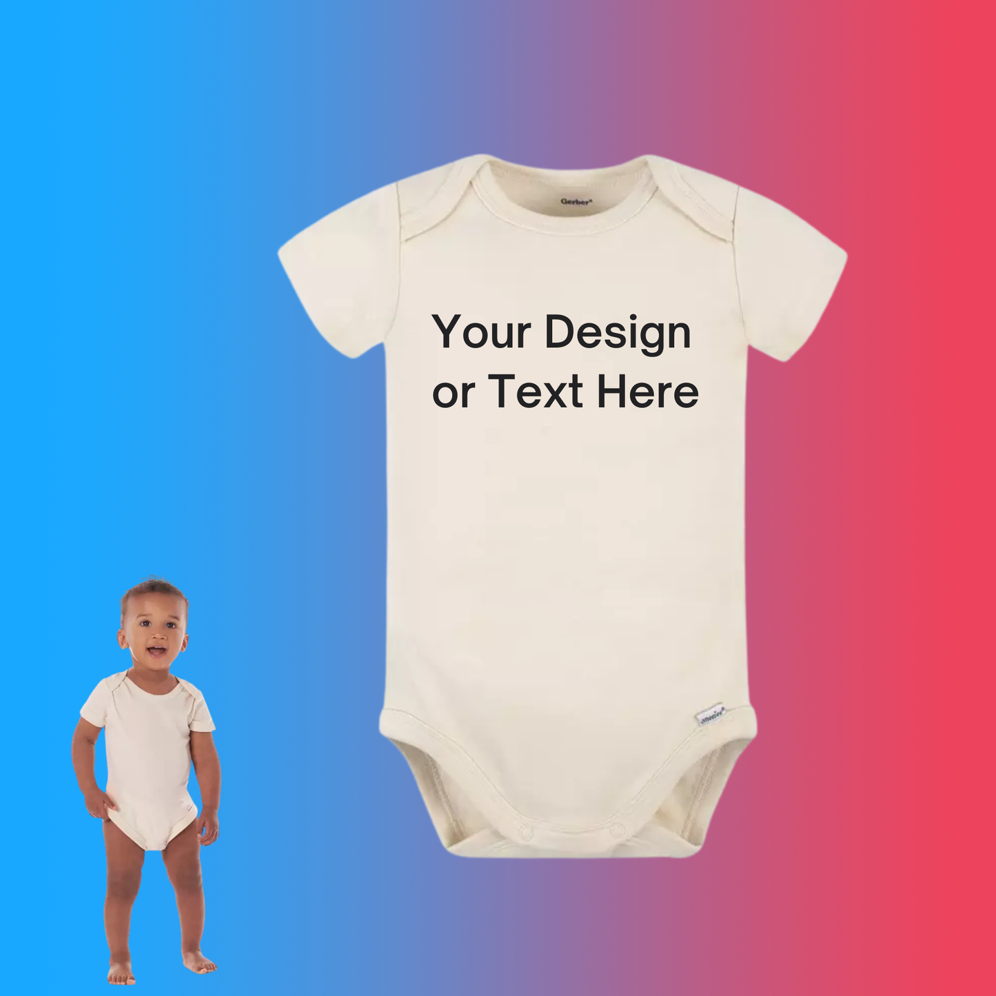 CUSTOM GERBER ONESIE-INFANT