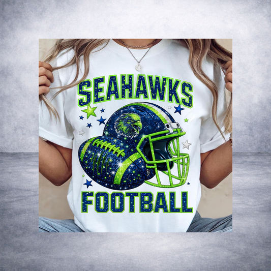 SEATTLE-SEAHAWKS GLITTERY