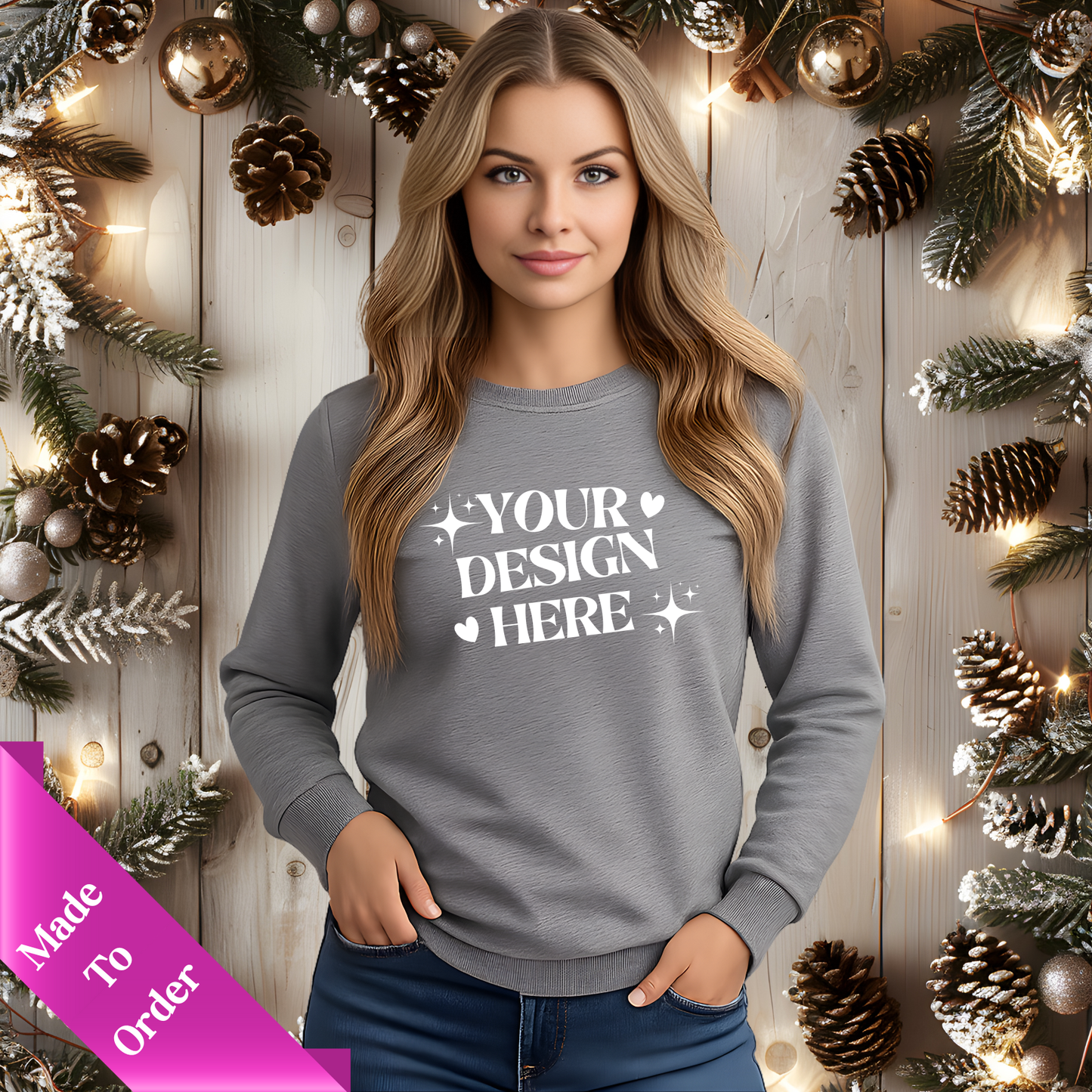 CUSTOM SWEATSHIRT-ADULT UNISEX
