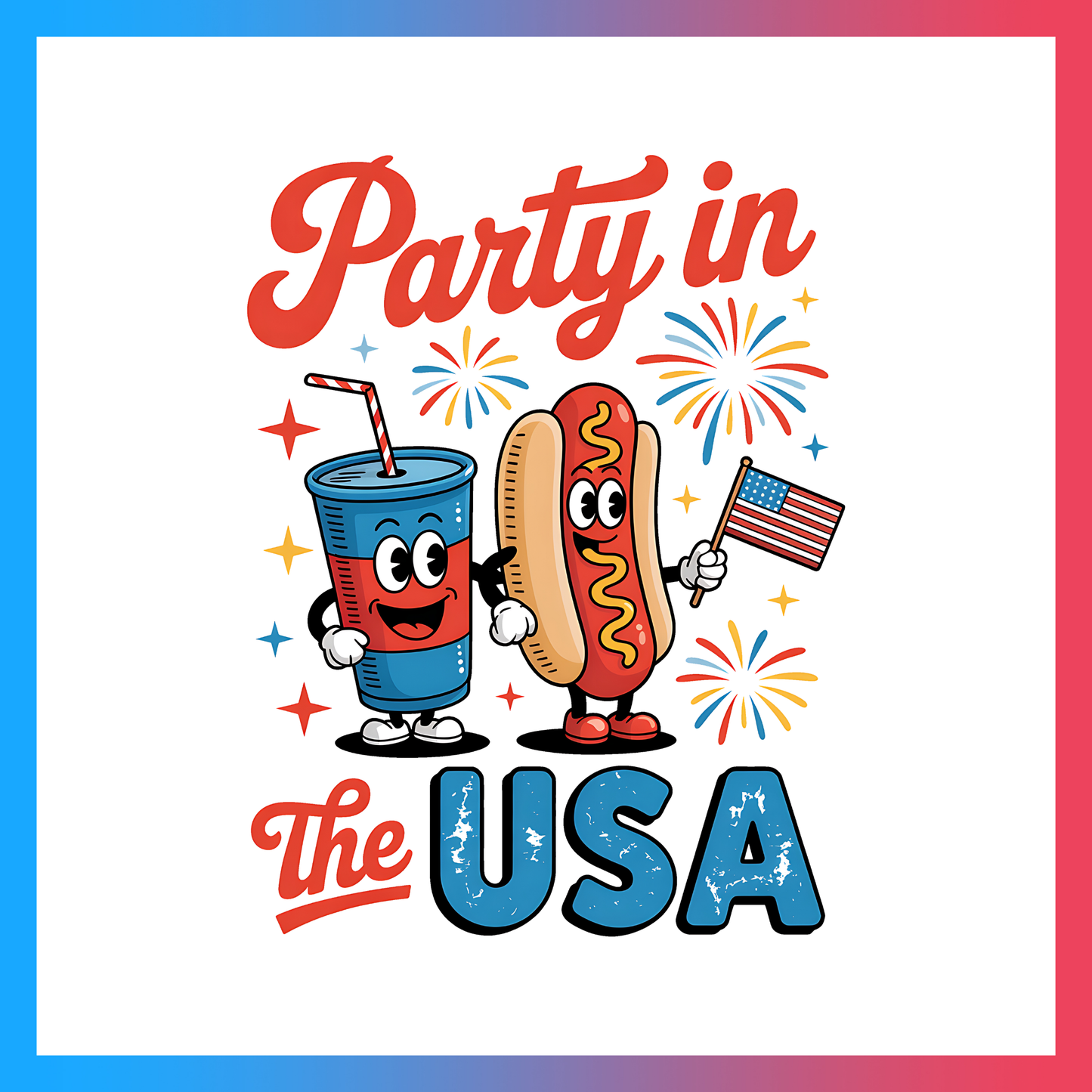 Party In The USA Hotdog