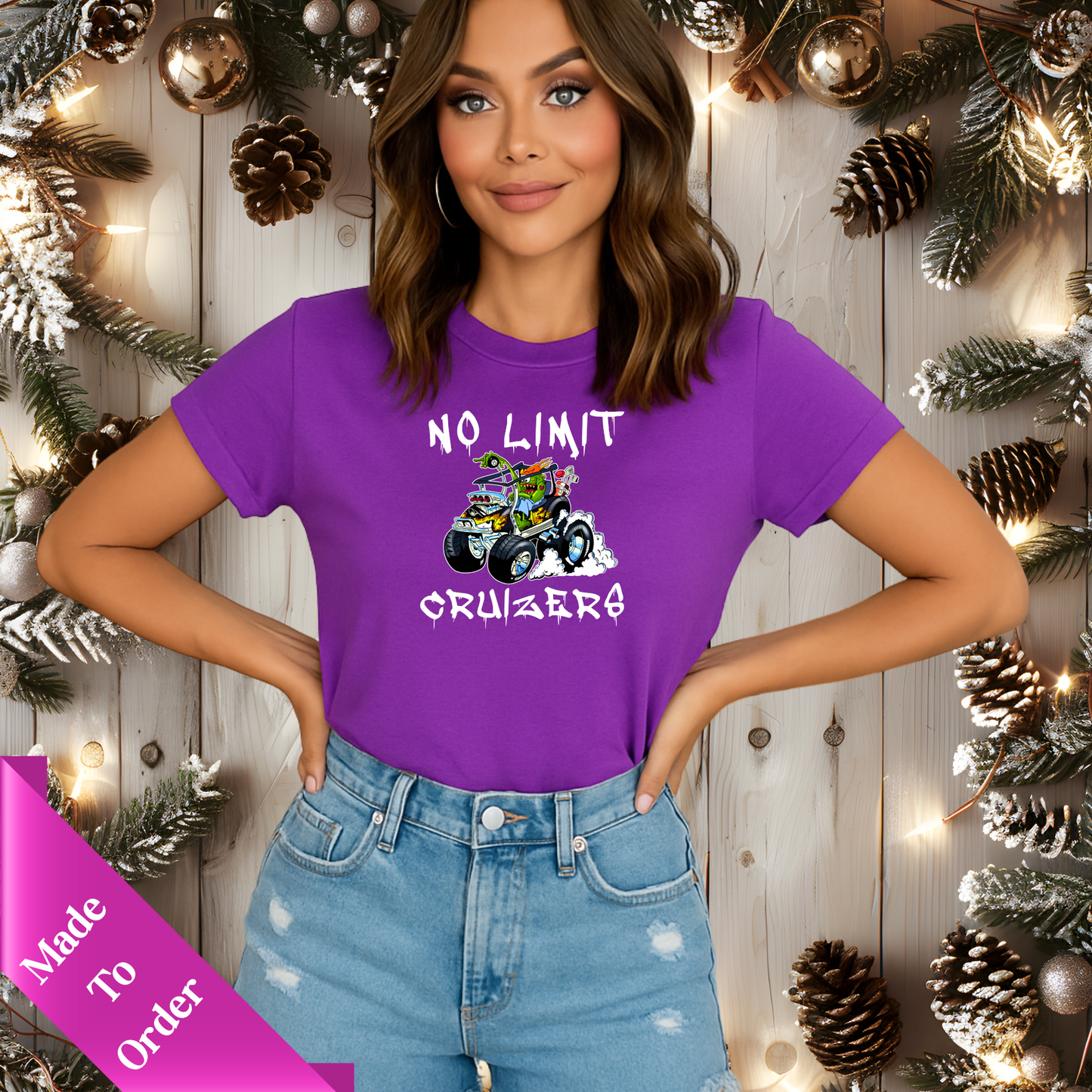 NO LIMIT CRUIZERS SHORT SLEEVE T-SHIRT-ADULT