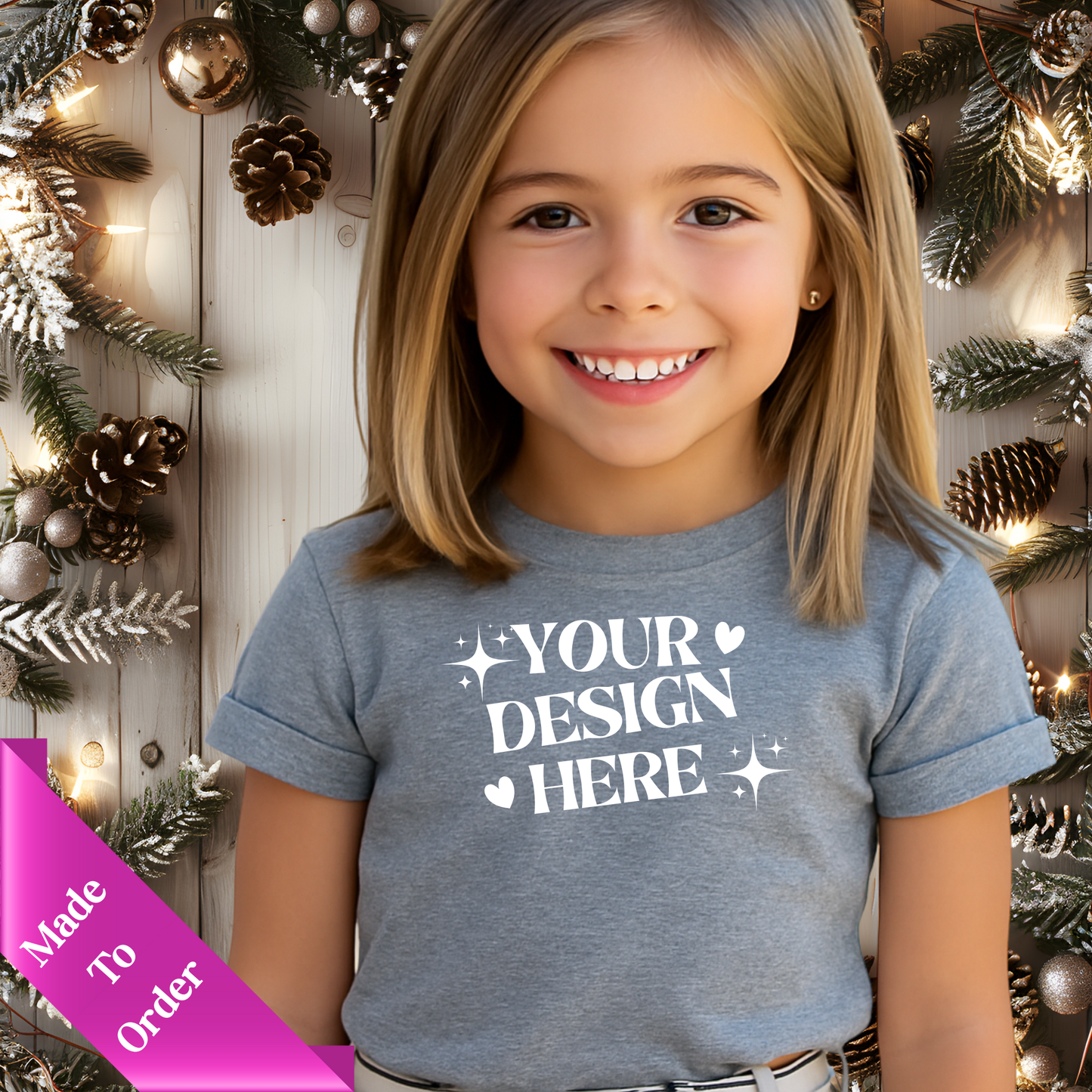 CUSTOM SHORT SLEEVE T-SHIRT- INFANT & TODDLER-UNISEX