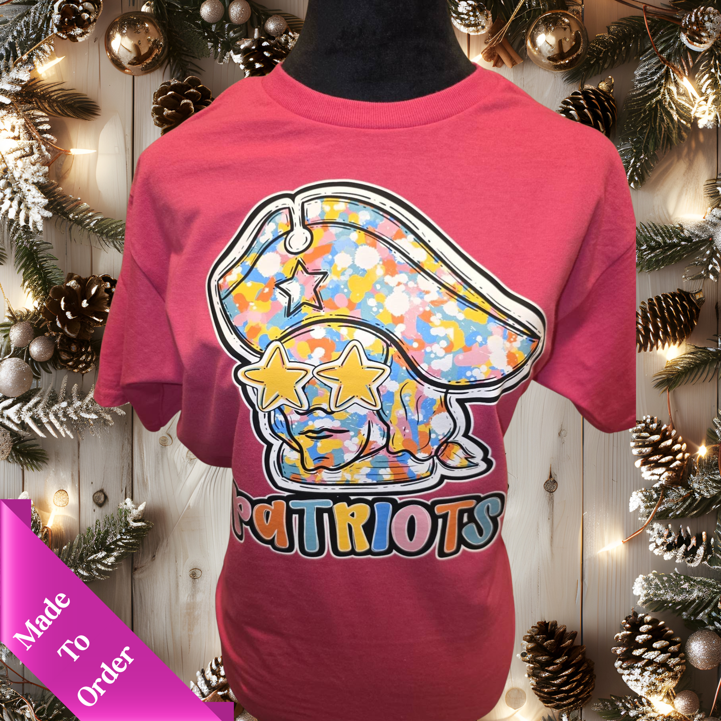 STAR EYES PATRIOTS SHIRT