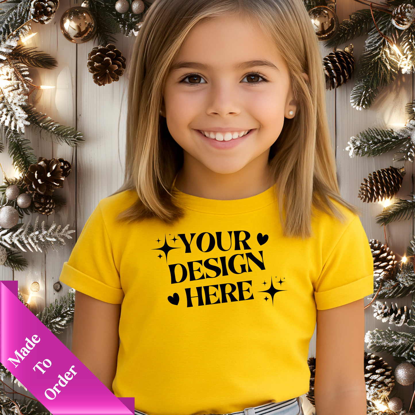 CUSTOM SHORT SLEEVE T-SHIRT- INFANT & TODDLER-UNISEX