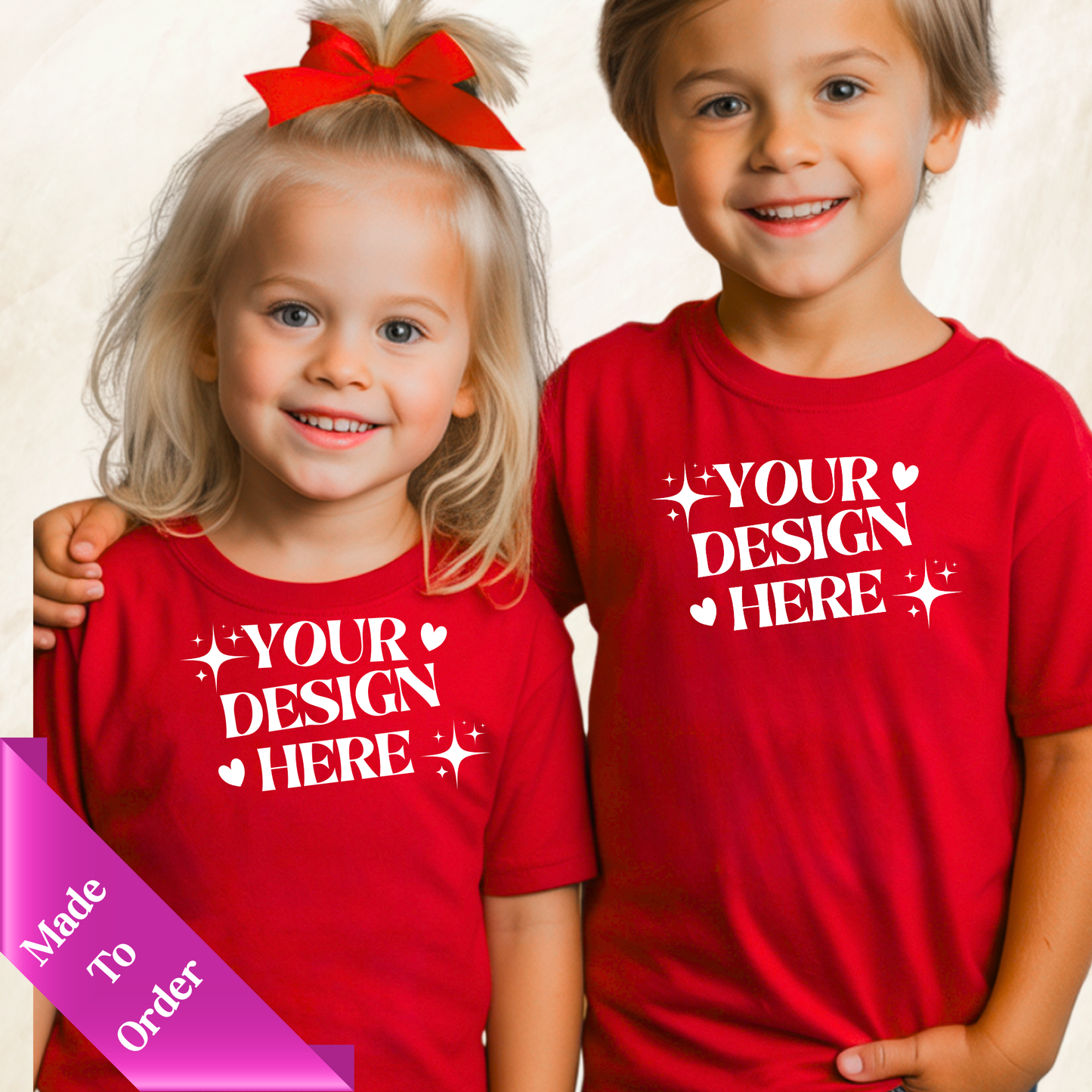 CUSTOM SHORT SLEEVE T-SHIRT- INFANT & TODDLER-UNISEX