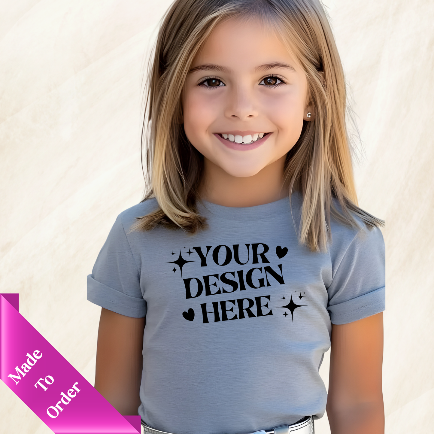 CUSTOM SHORT SLEEVE T-SHIRT- INFANT & TODDLER-UNISEX