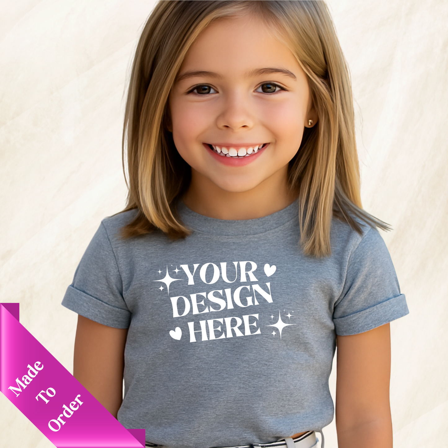CUSTOM SHORT SLEEVE T-SHIRT- INFANT & TODDLER-UNISEX