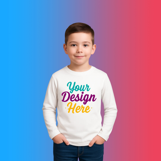 CUSTOM CHILDREN APPAREL-LONG SLEEVE SHIRTS-SWEATSHIRTS & HOODIES