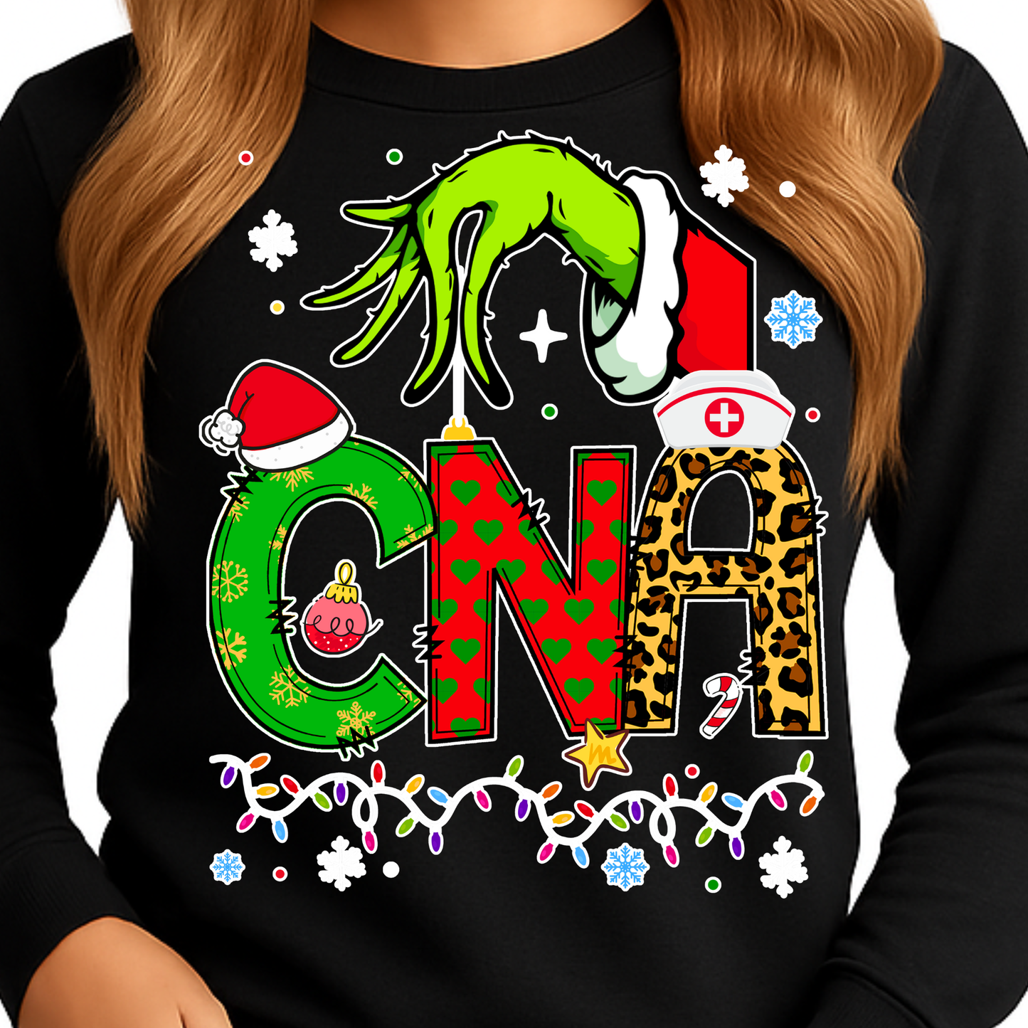 CHRISTMAS HEALTHCARE SPECIALTIES-LONG SLEEVE SHIRT-ADULT UNISEX