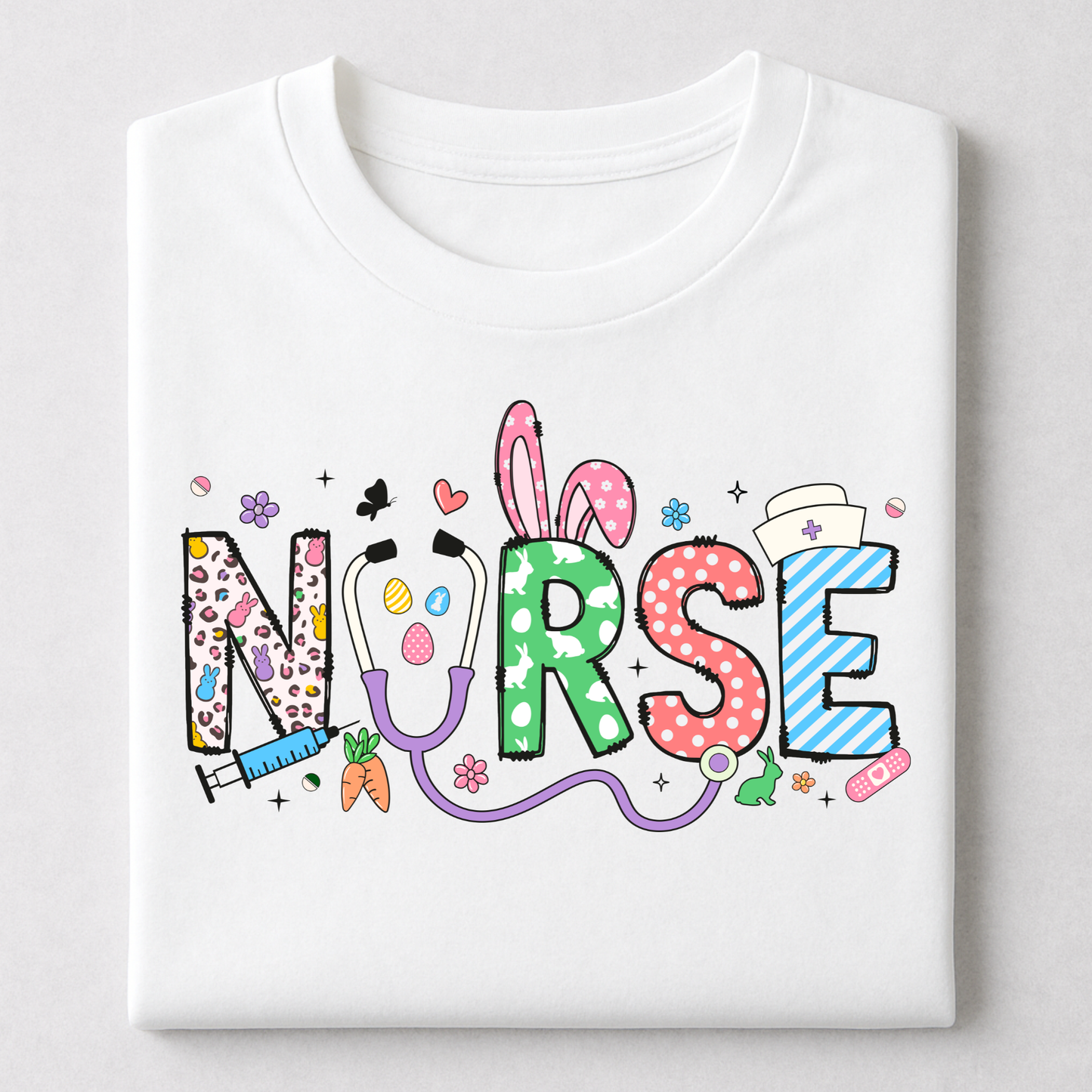 EASTER-ADULT-NURSE BUNNY STETHOSCOPE
