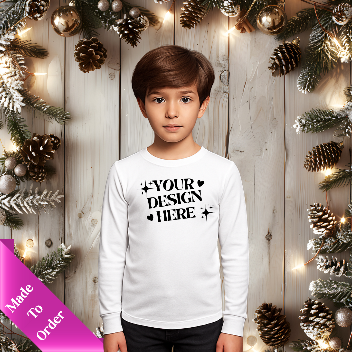 CUSTOM CHILDREN APPAREL-LONG SLEEVE SHIRTS-SWEATSHIRTS & HOODIES