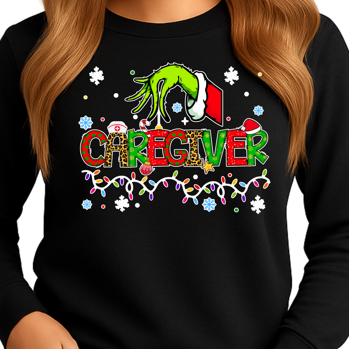 CHRISTMAS HEALTHCARE SPECIALTIES-LONG SLEEVE SHIRT-ADULT UNISEX