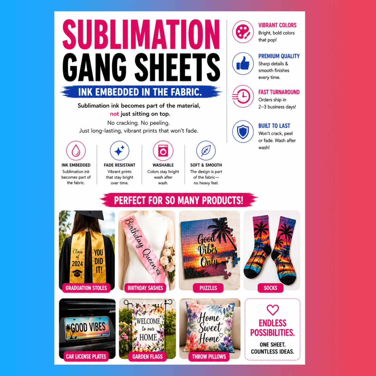 SUBLIMATION TRANSFERS