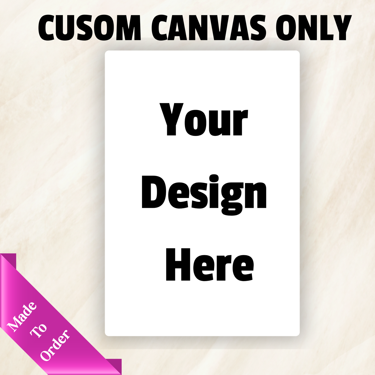 CUSTOM CANVAS 11"x14"-SIP & PAINT CANVAS