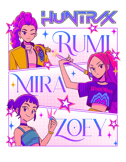 K POP DEMON HUNTERS-10 DESIGNS- PNG