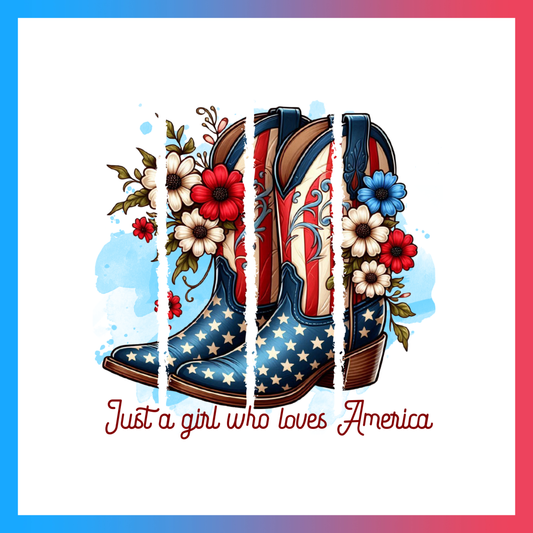 Boots-Just A Girl Who Loves America