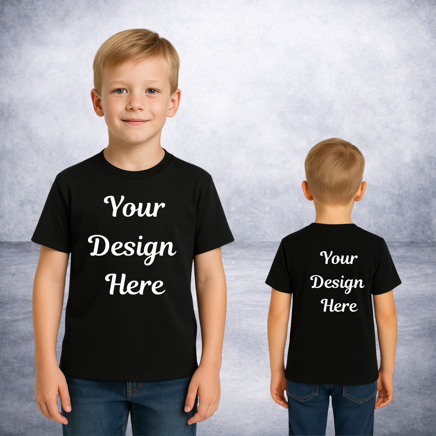 FRONT & BACK CUSTOM SHORT SLEEVE T-SHIRT-YOUTH