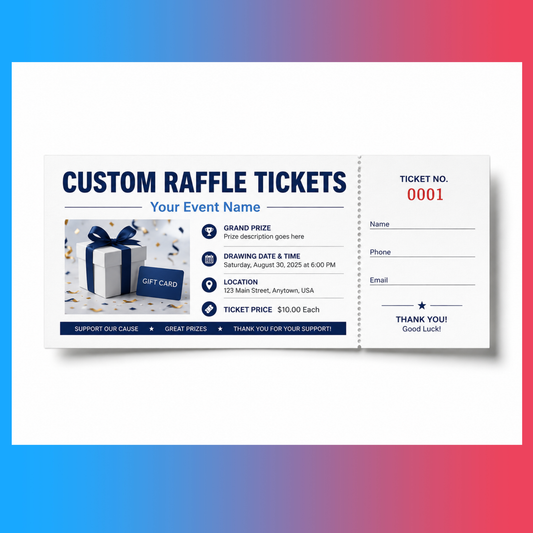 Custom Raffle Tickets