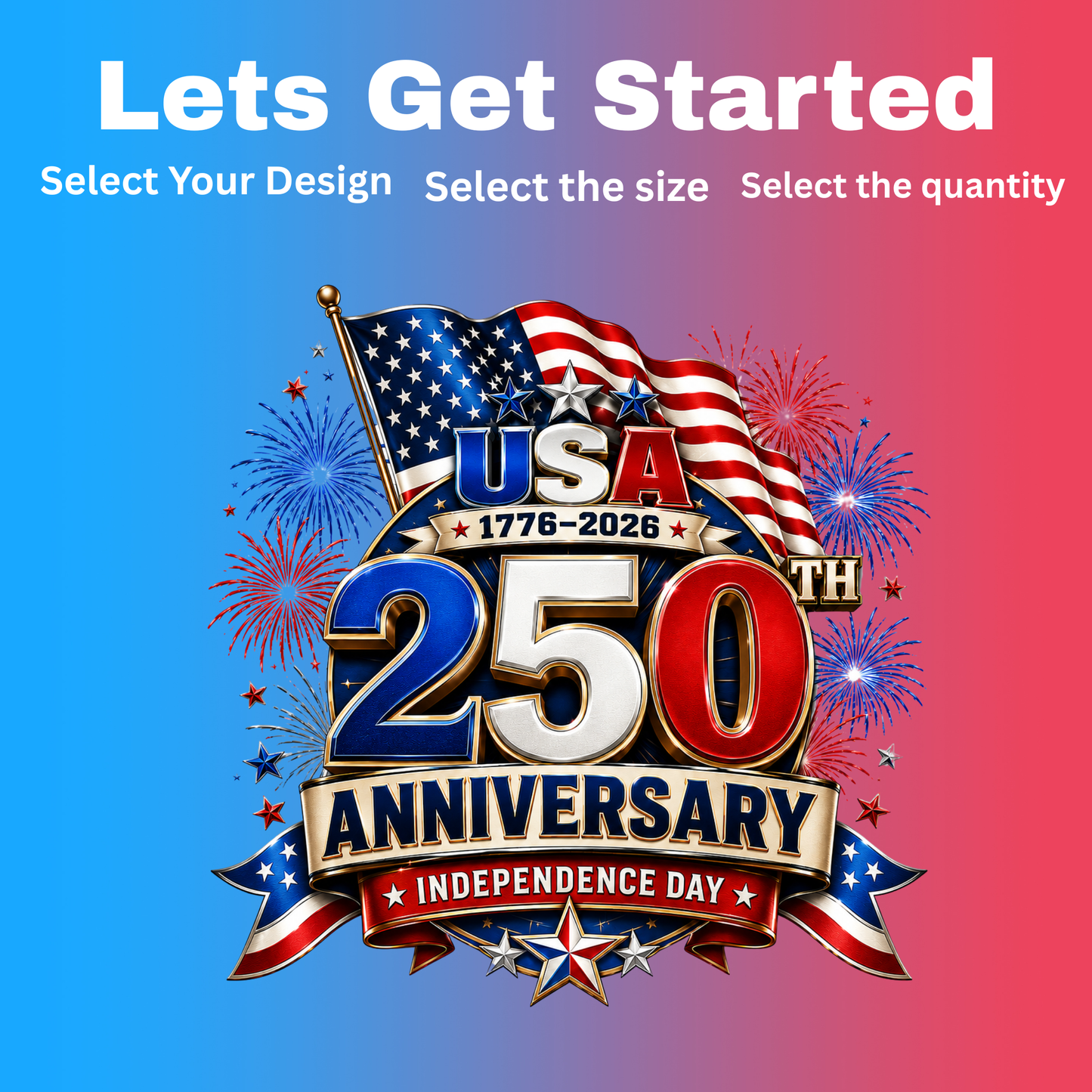 Build A 4th of July DTF Gang Sheet