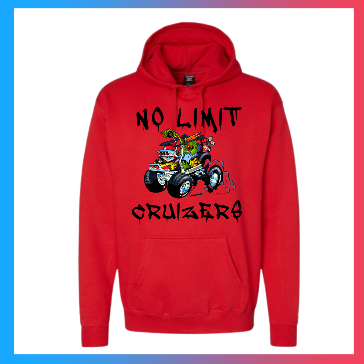 No Limit Cruizers Red Hoodie