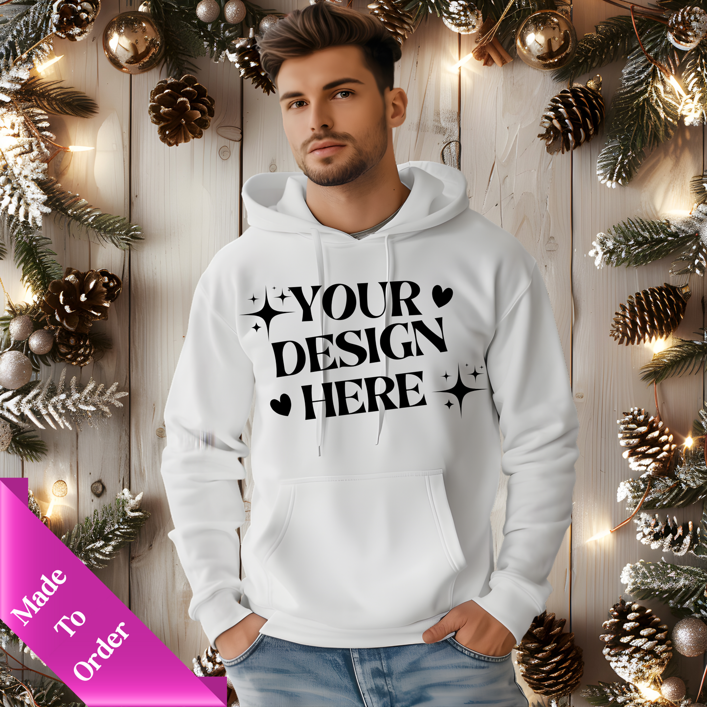 CUSTOM HOODIE-ADULT UNISEX