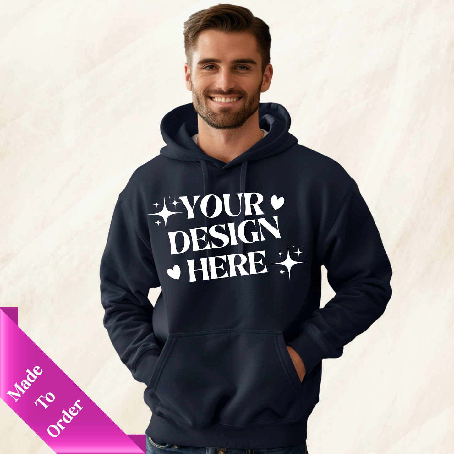 CUSTOM HOODIE-ADULT UNISEX