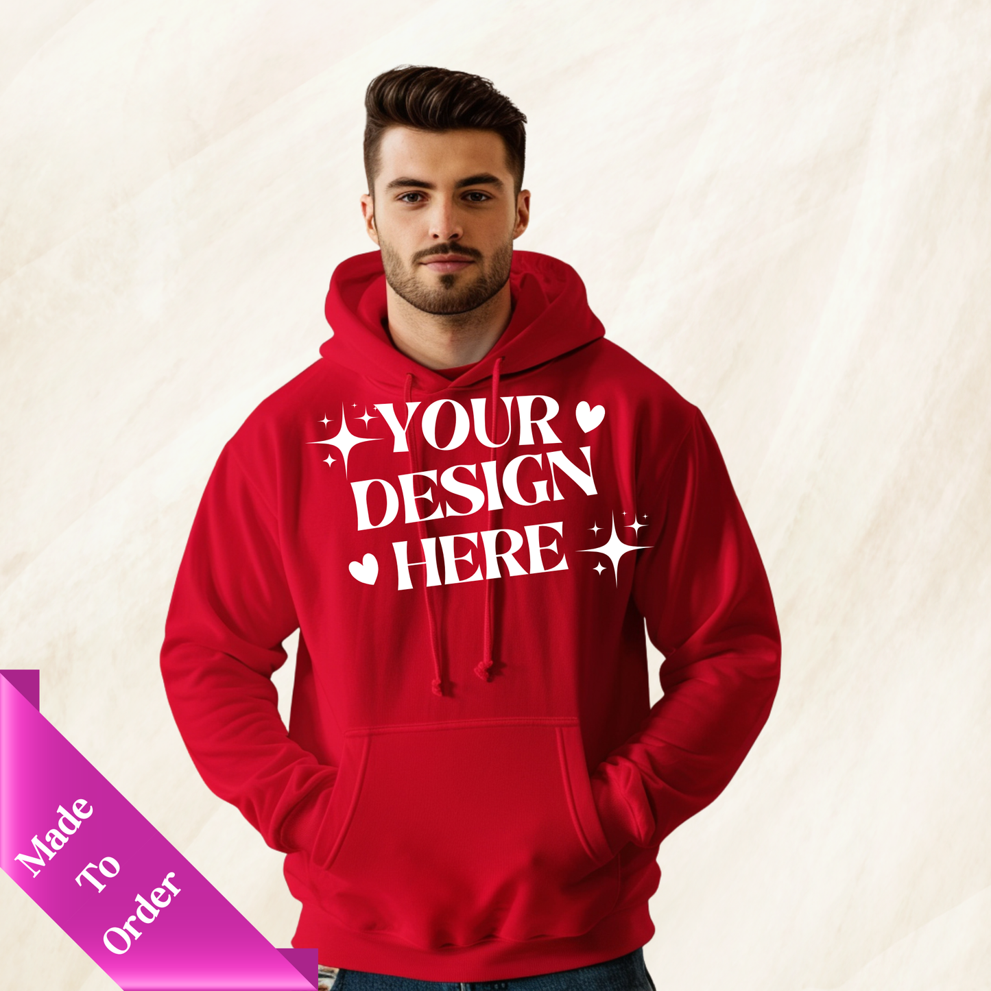 CUSTOM HOODIE-ADULT UNISEX