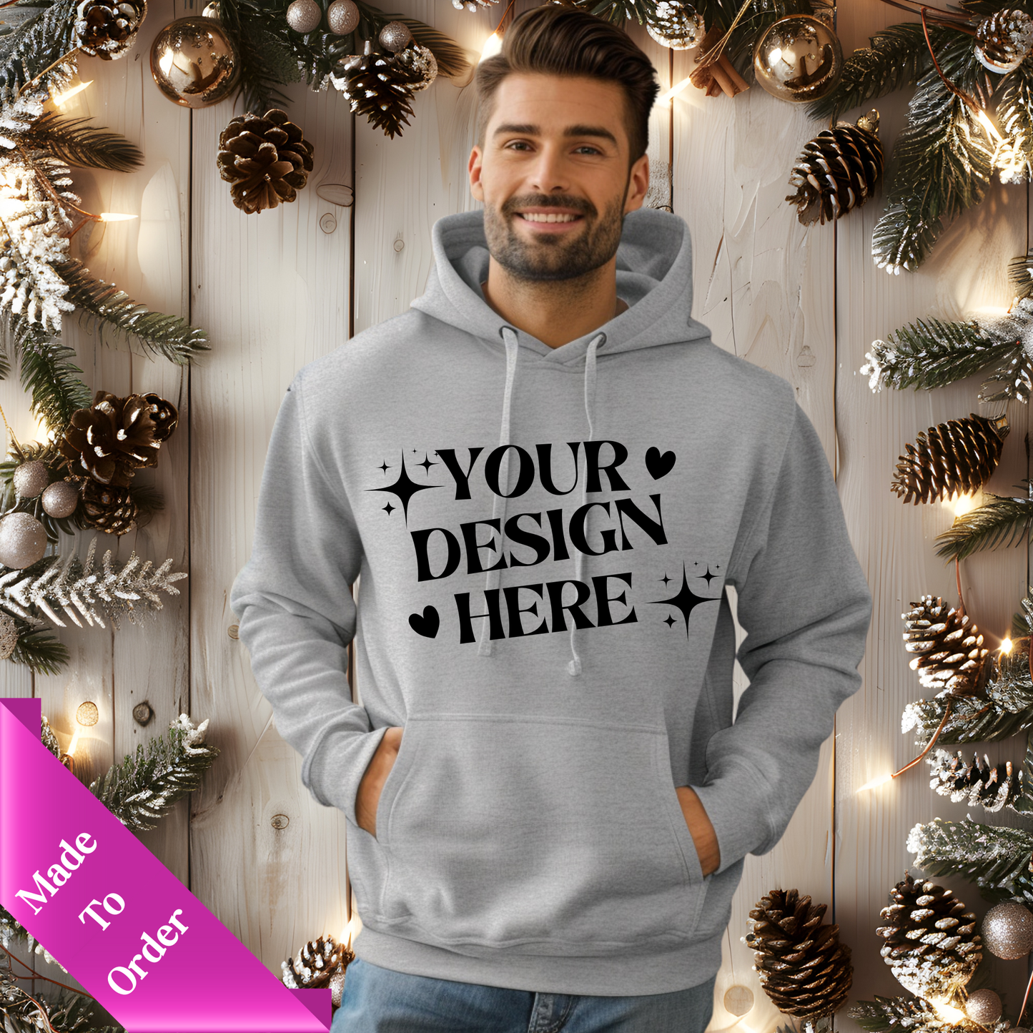 CUSTOM HOODIE-ADULT UNISEX