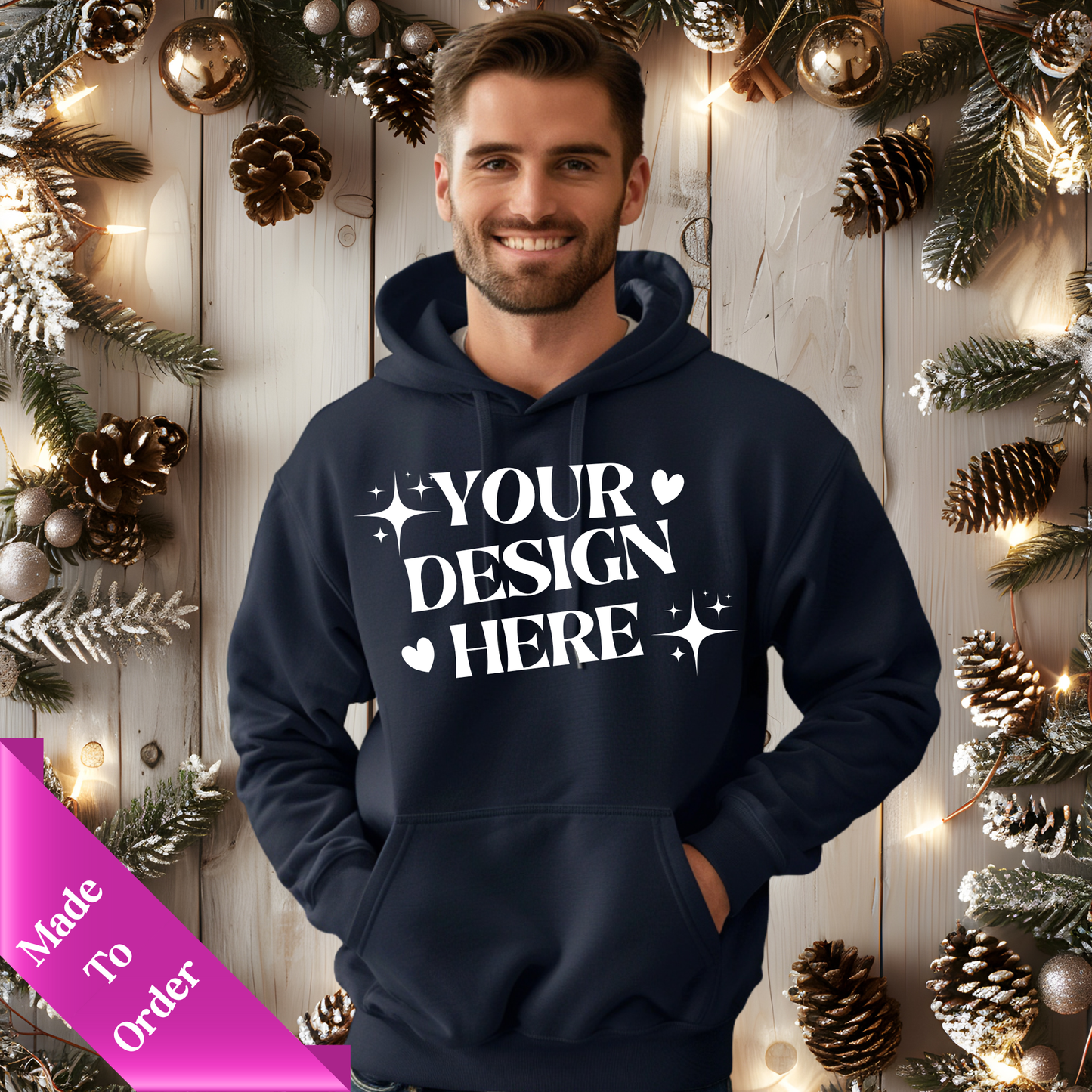 CUSTOM HOODIE-ADULT UNISEX