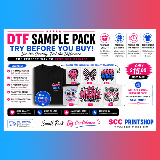 DTF SAMPLE PACK