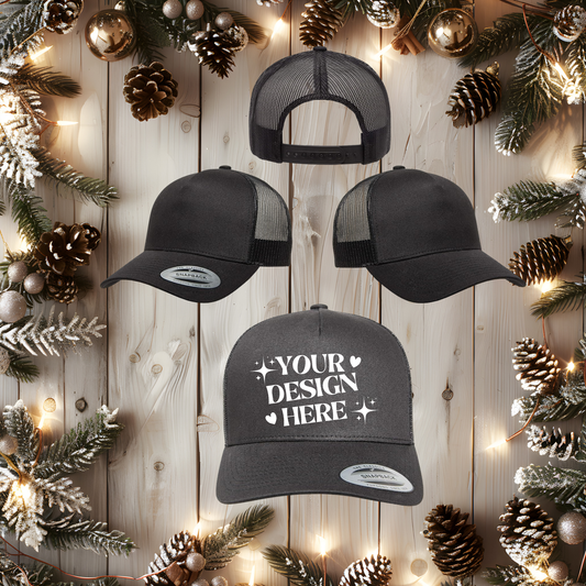 Custom Classic 5-Panel Retro Style Trucker Cap